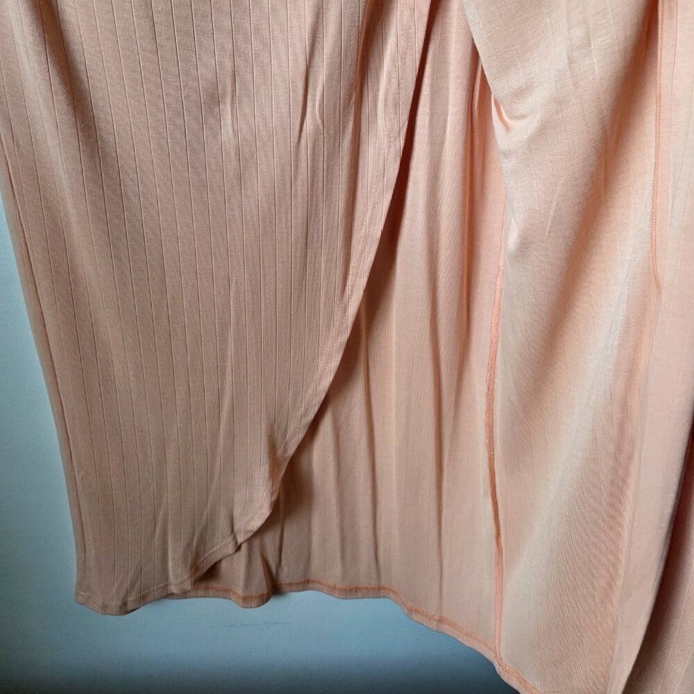 EUC LIKE NEW SIGNIFICANT OTHER DRAPED WRAP RIBBED MAXI SKIRT SIZE US 8 / S/M - Picture 7 of 16